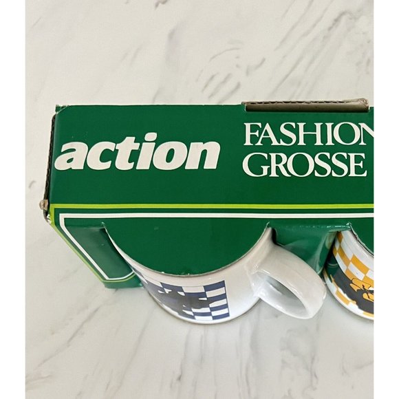 VINTAGE NEW Scottie Dog Mugs Set of 4 Scottish Terrier Coffee Tea Cups 1985 80s - Picture 6 of 8